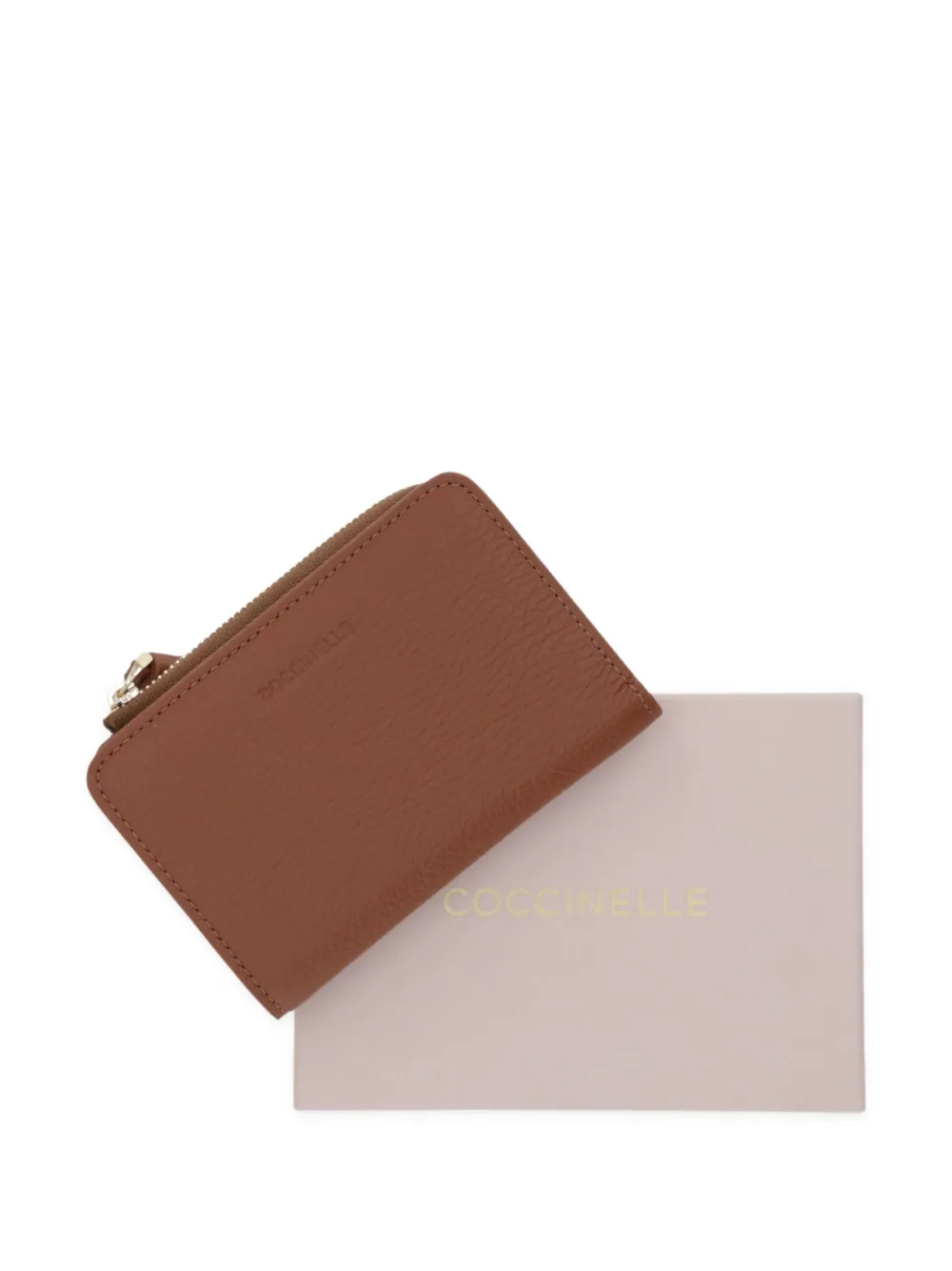 Coccinelle Portemonnee met kwastje Bruin