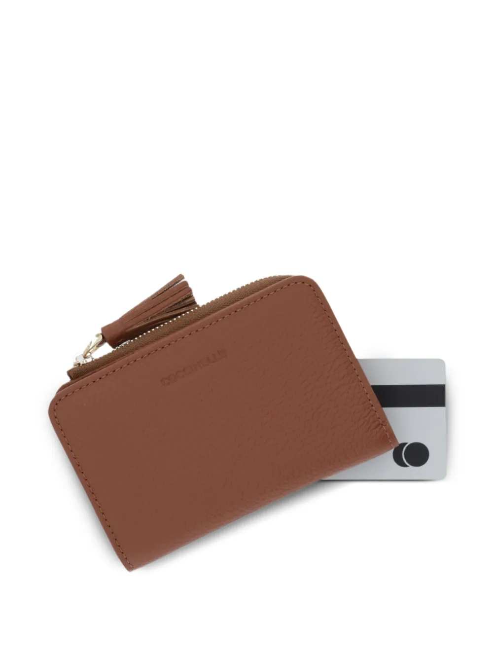 Coccinelle Portemonnee met kwastje Bruin