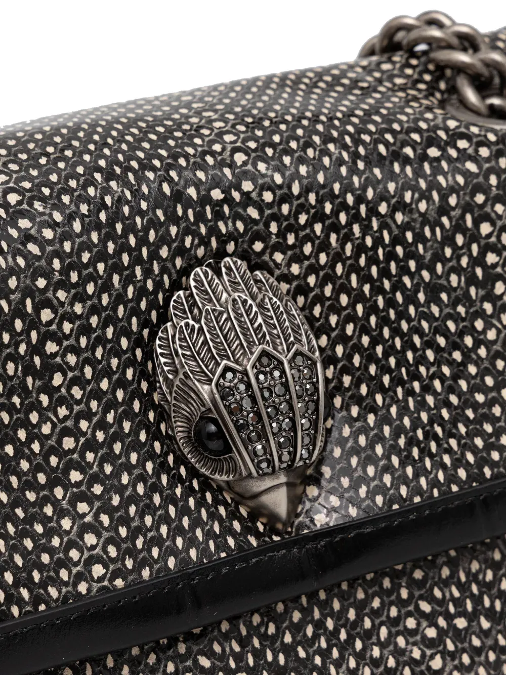 Kurt Geiger Chain Cross Body Bag In Black