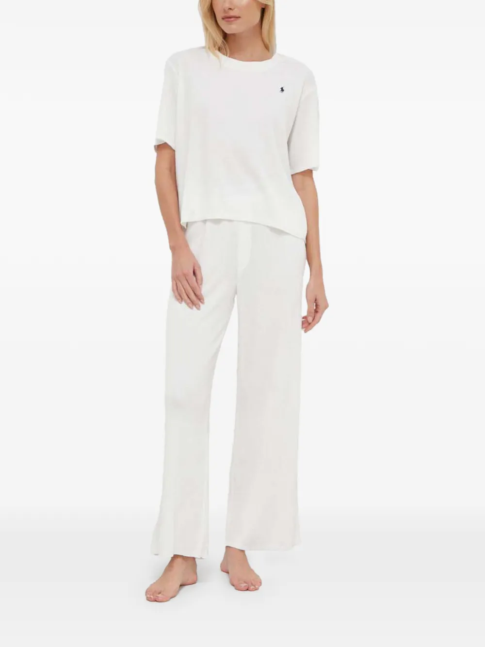 Polo Ralph Lauren Pyjama mit Logo - Weiß