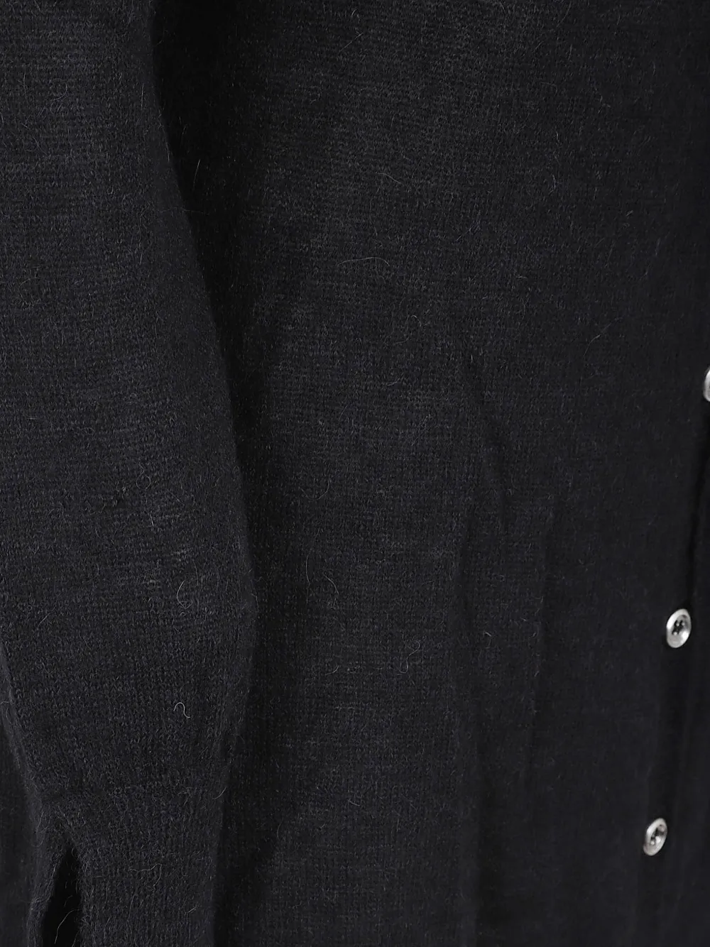 Pinko Button-up Cardigan With Classic Collar In Black