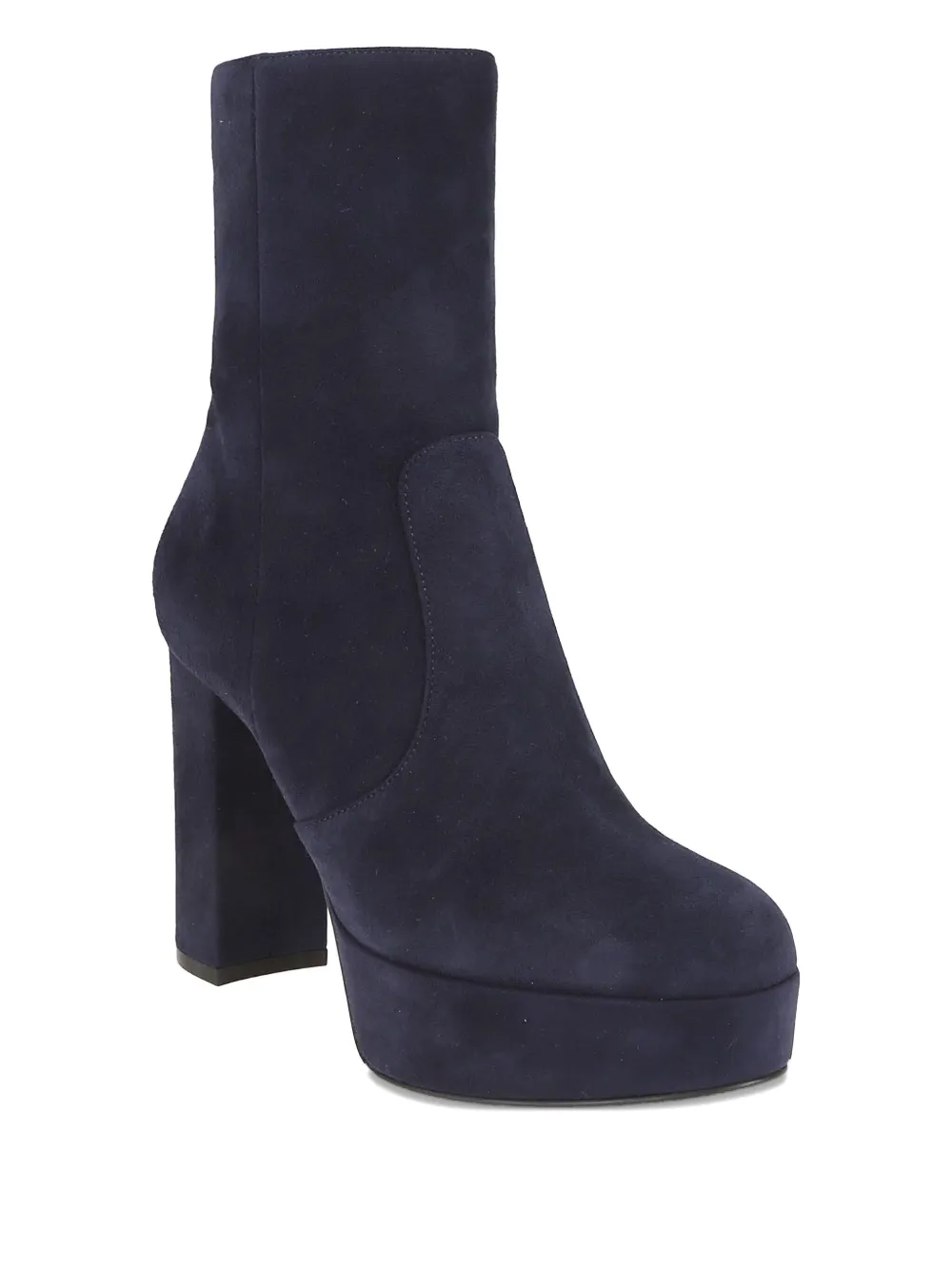 Gianvito Rossi Laarzen met plateauzool Blauw