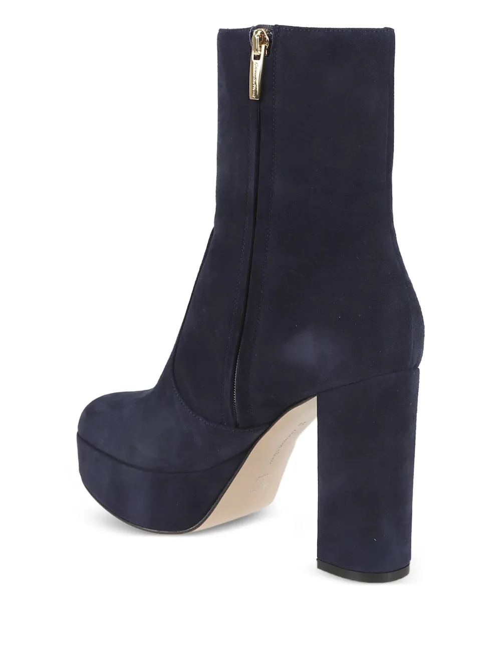 Gianvito Rossi Laarzen met plateauzool Blauw