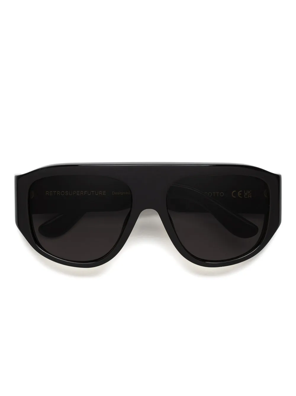Retrosuperfuture geometric-frame sunglasses | Black | Image 1
