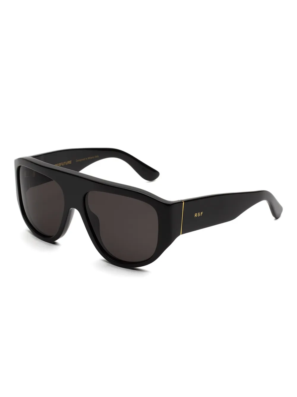 Retrosuperfuture geometric-frame sunglasses - Zwart