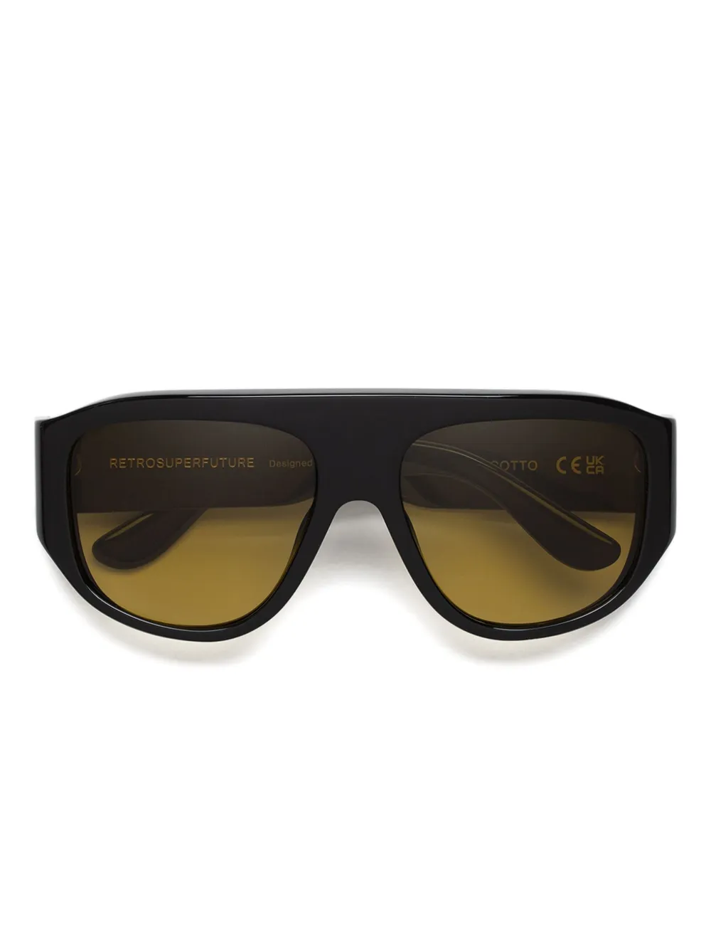 Retrosuperfuture  Biscotto pilot-frame sunglasses | Black | Image 1