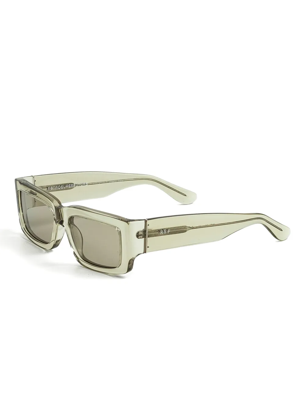 Retrosuperfuture rectangle-frame sunglasses - Groen