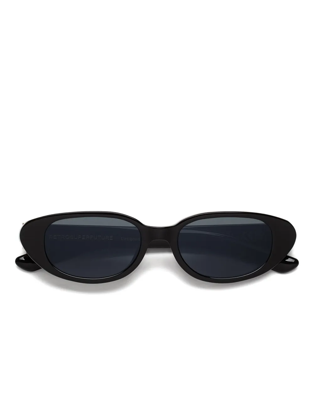Retrosuperfuture oval-frame sunglasses | Black | Image 1