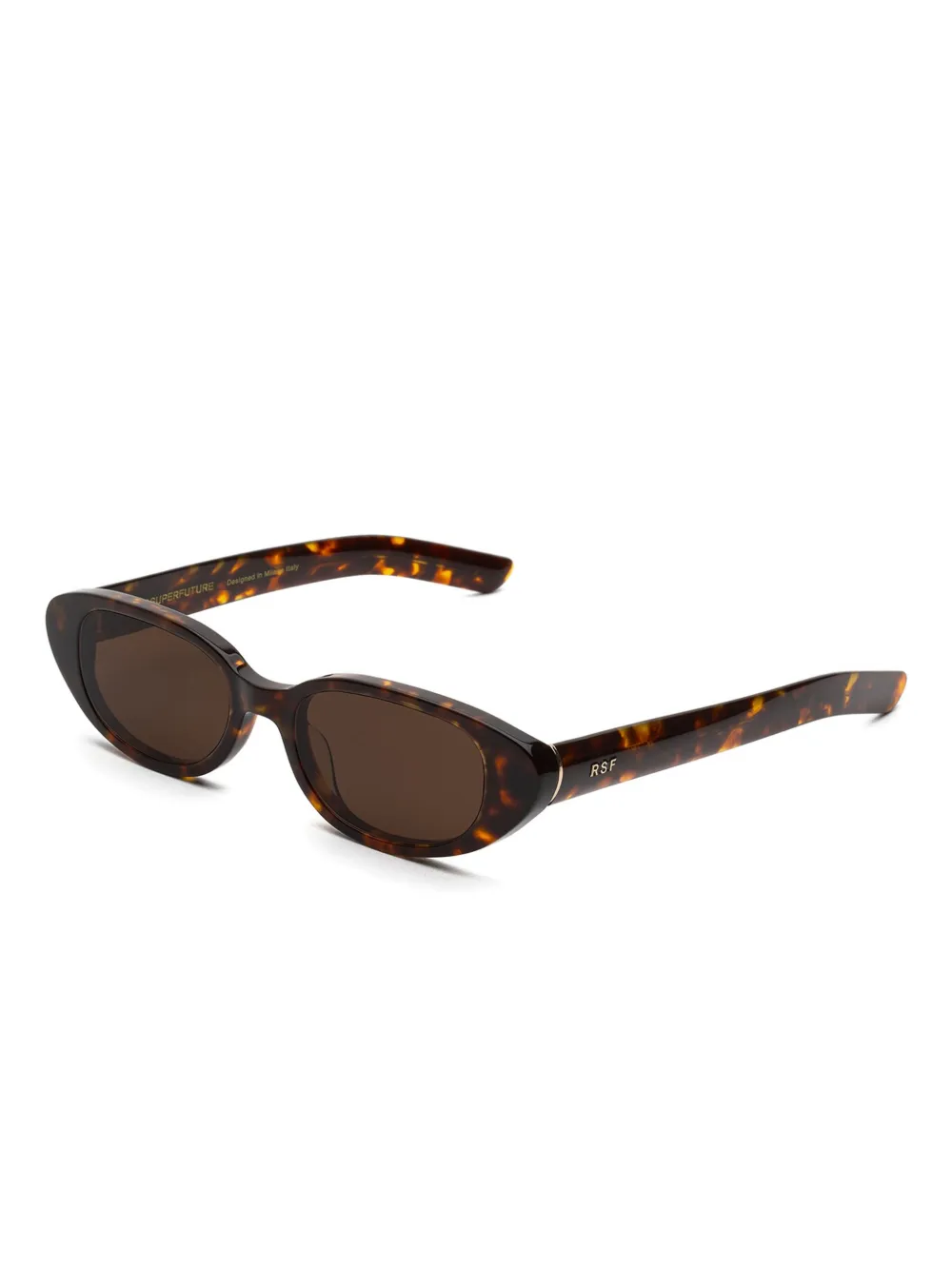Retrosuperfuture oval-frame vega sunglasses - Bruin