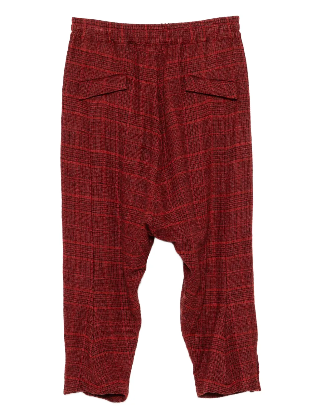 The Viridi-Anne checked drop-crotch trousers | Drop Crotch Pants | Image 2