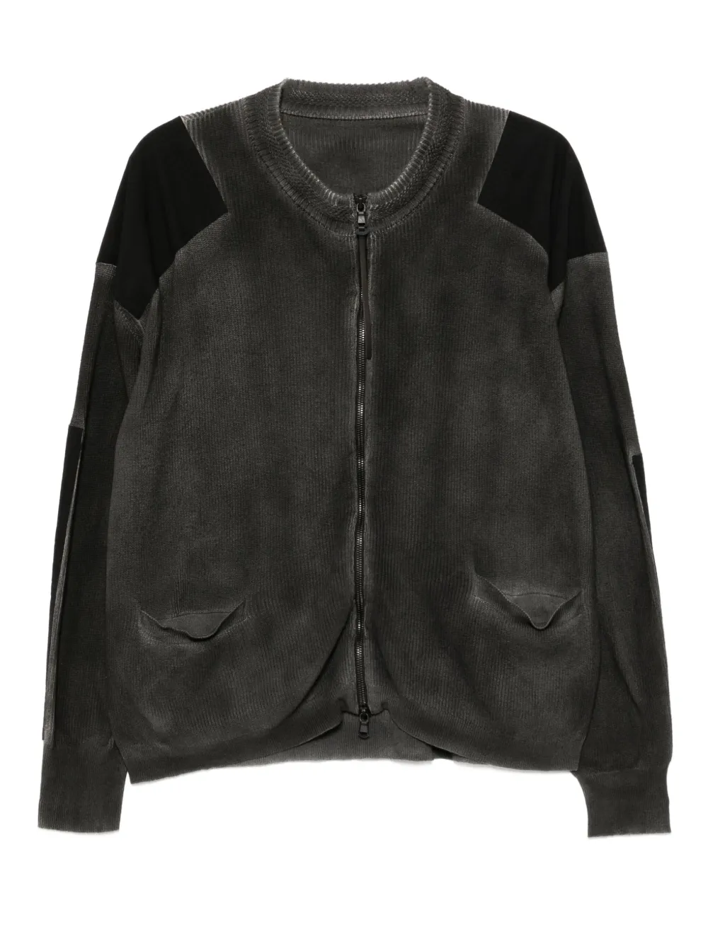 The Viridi-Anne object dyed cardigan | Black | Image 1