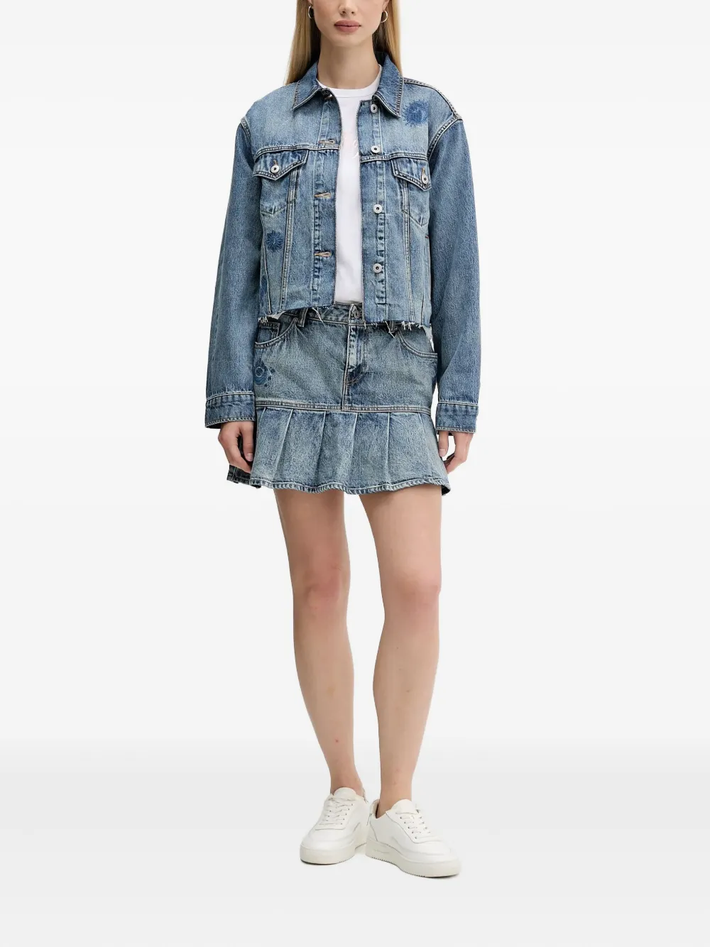 HUGO veste à motif brodé | Vestes en jean | Image 2