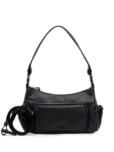 HUGO zip pocket satchel