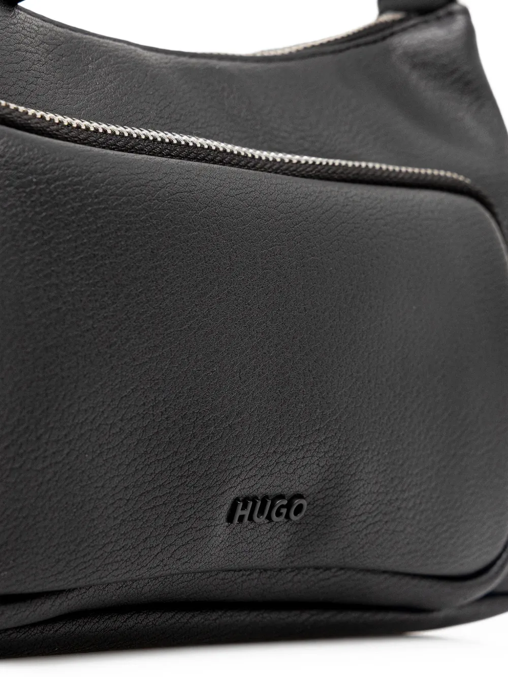 Hugo Boss Zip Pocket Satchel In Black