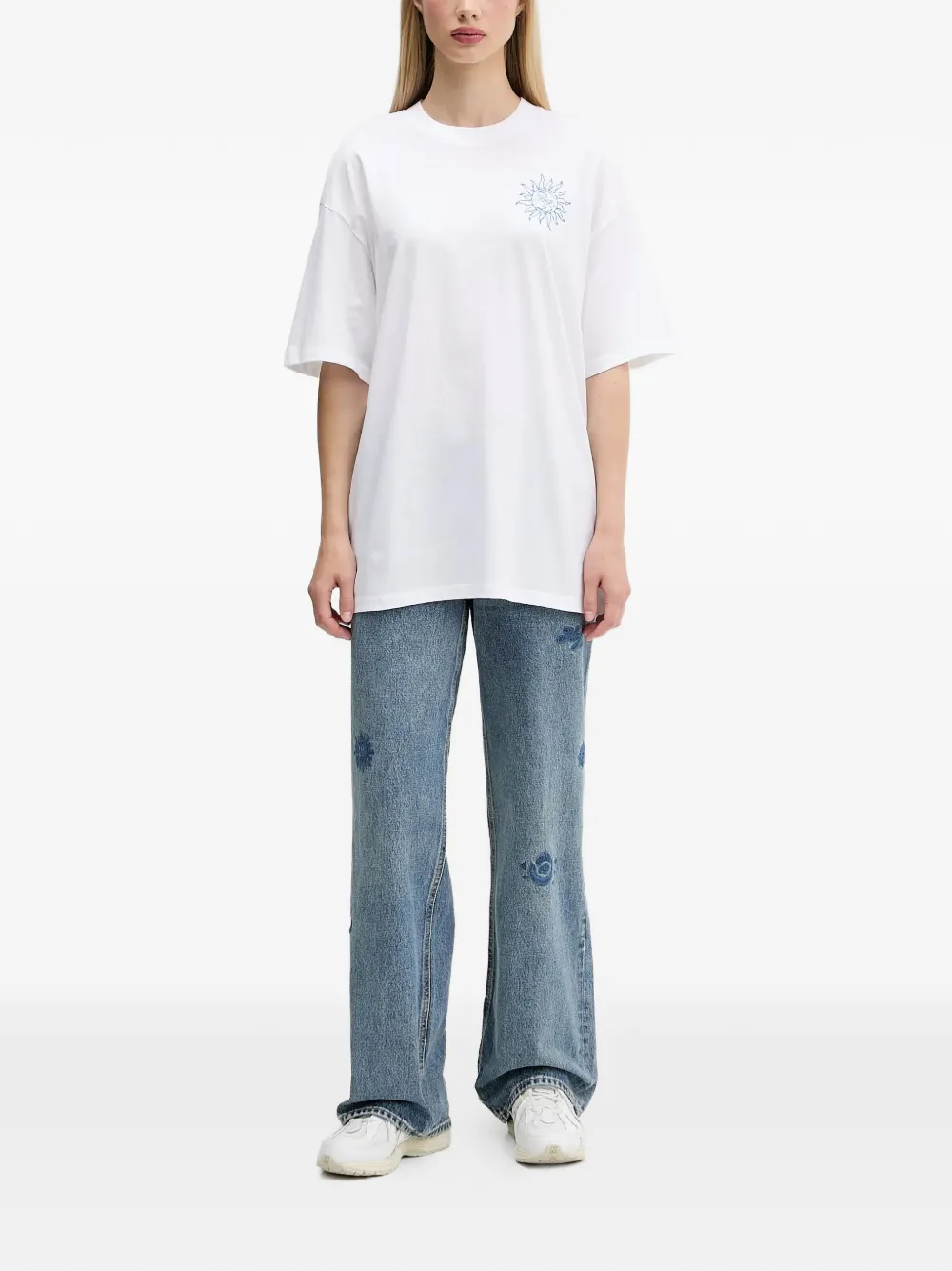 HUGO jeans con bordado floral | Jeans acampanados | Image 2