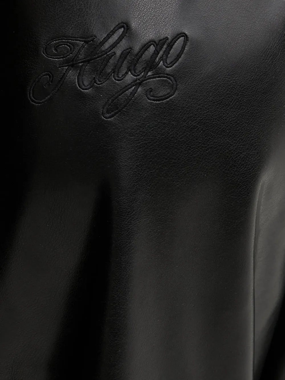 Hugo Boss Logo-embroidered Trousers In Black