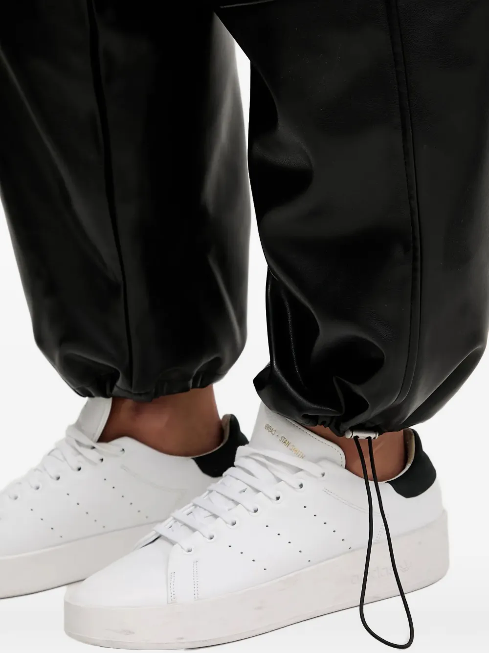 Hugo Boss Logo-embroidered Trousers In Black