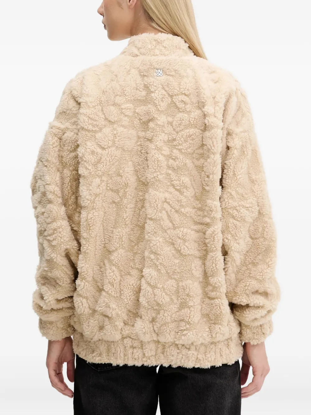 HUGO Jas met rits Bruin