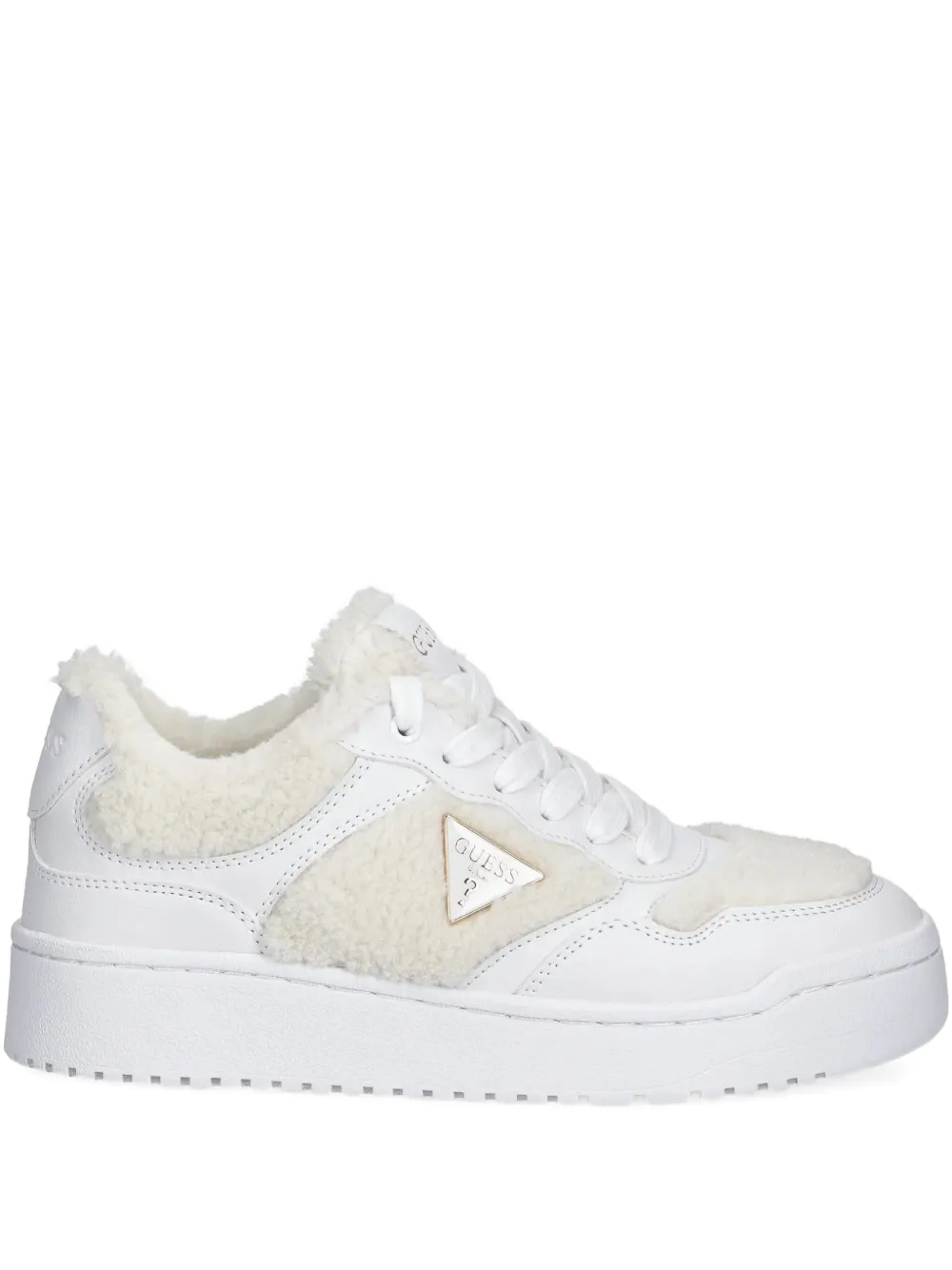 Guess Usa Miram Logo Sneakers In White