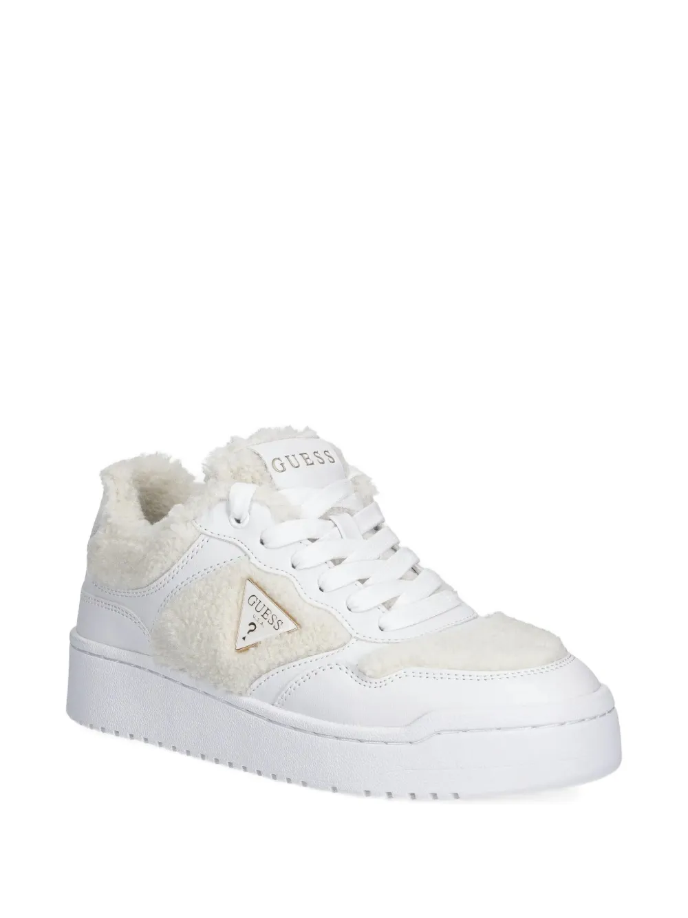 Guess Usa Miram Logo Sneakers In White