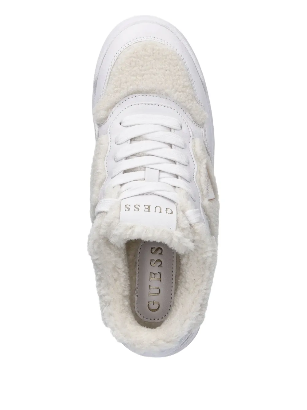 Guess Usa Miram Logo Sneakers In White