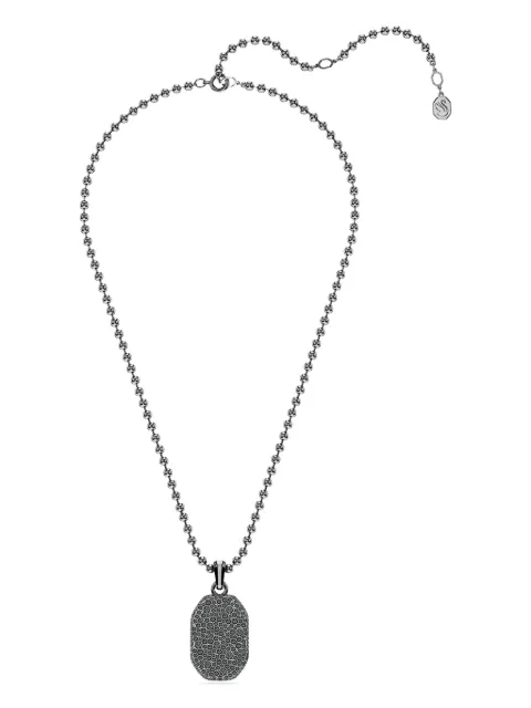 Swarovski Dextera oval-pendant necklace
