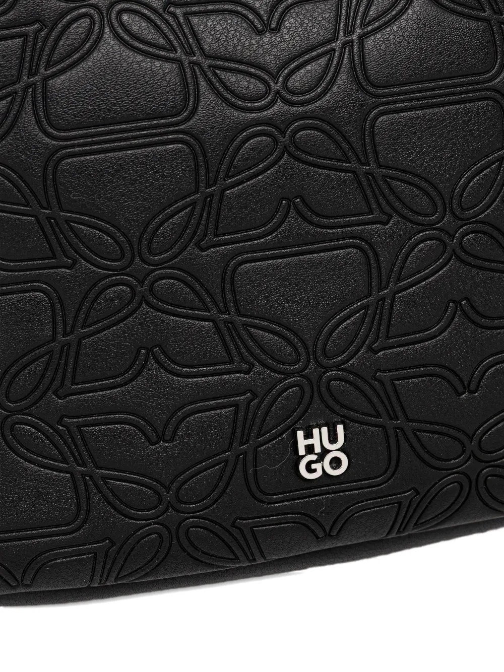 HUGO Crossbodytas met kettinghengsel Zwart