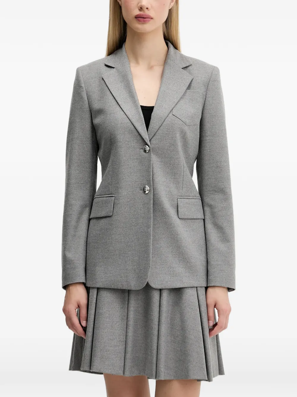 HUGO blazer con botones | gris | Image 1