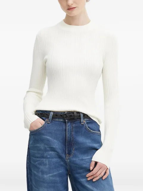 HUGO ribbed-knit top