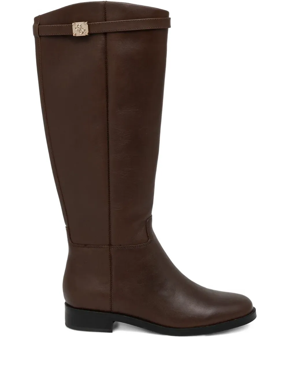 Guess Usa 30mm Zoro Buckle-strap Boot In Brown