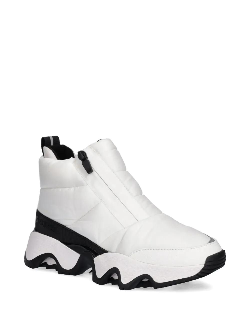 SOREL Kinetic gewatteerde laarzen met asymmetrische rits Wit