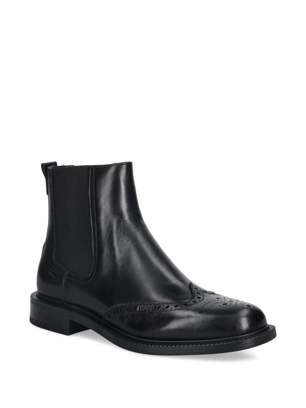 HUGO Lysander brogue-detail panel boots | Chelsea Boots | Image 2