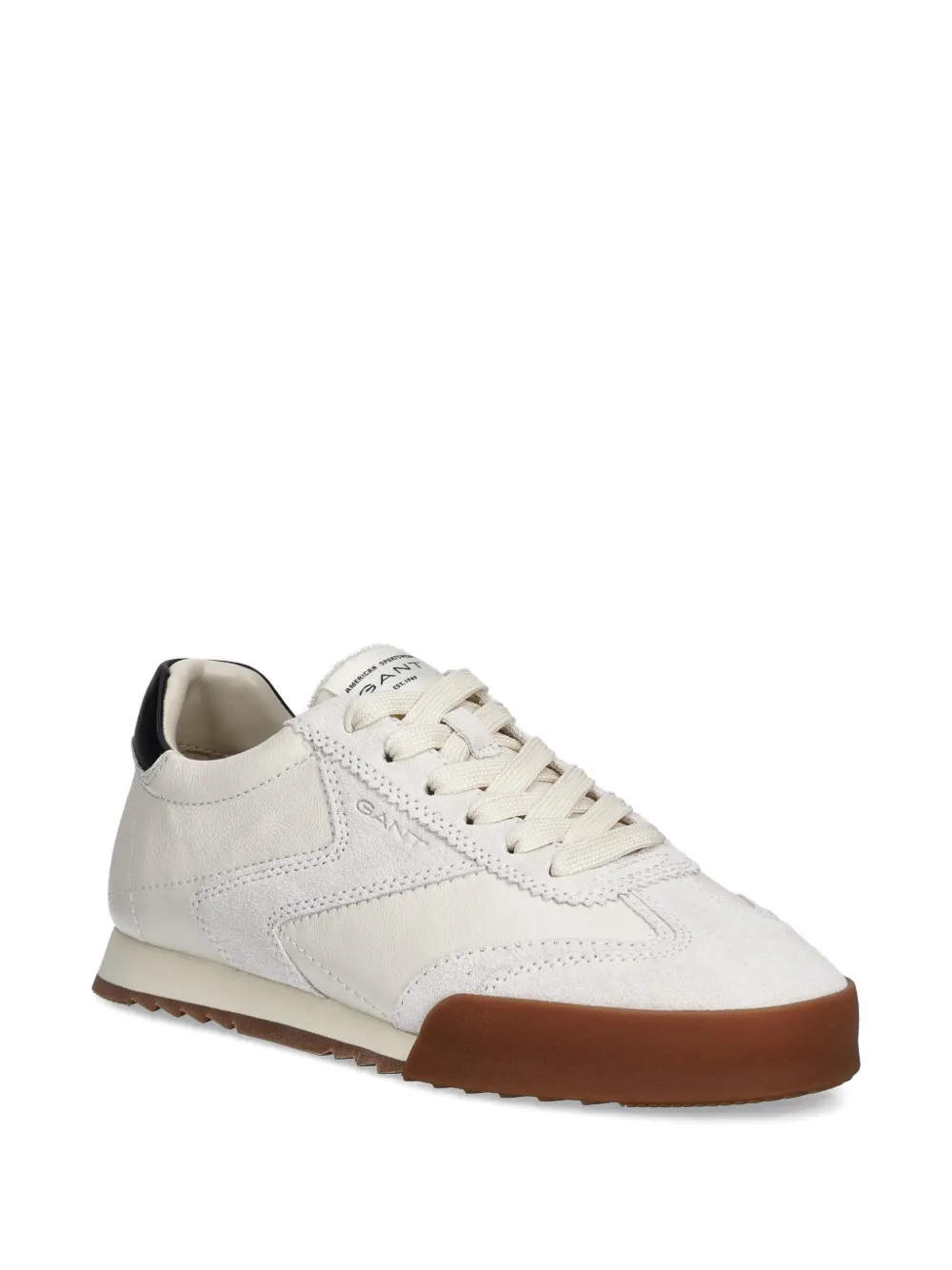 Gant Baylle suede panelled sneakers Beige