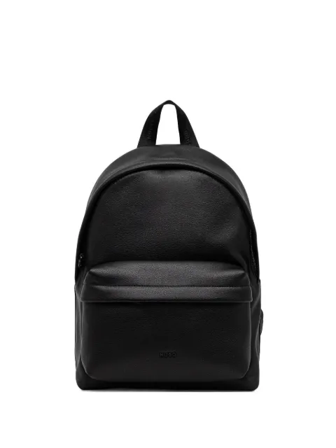 HUGO logo-detail top-zip backpack