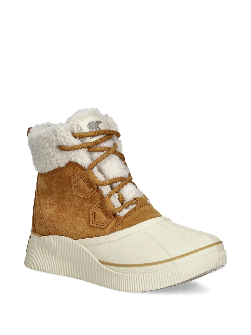 SOREL Out N About laarzen met afwerking van imitatiebont Bruin