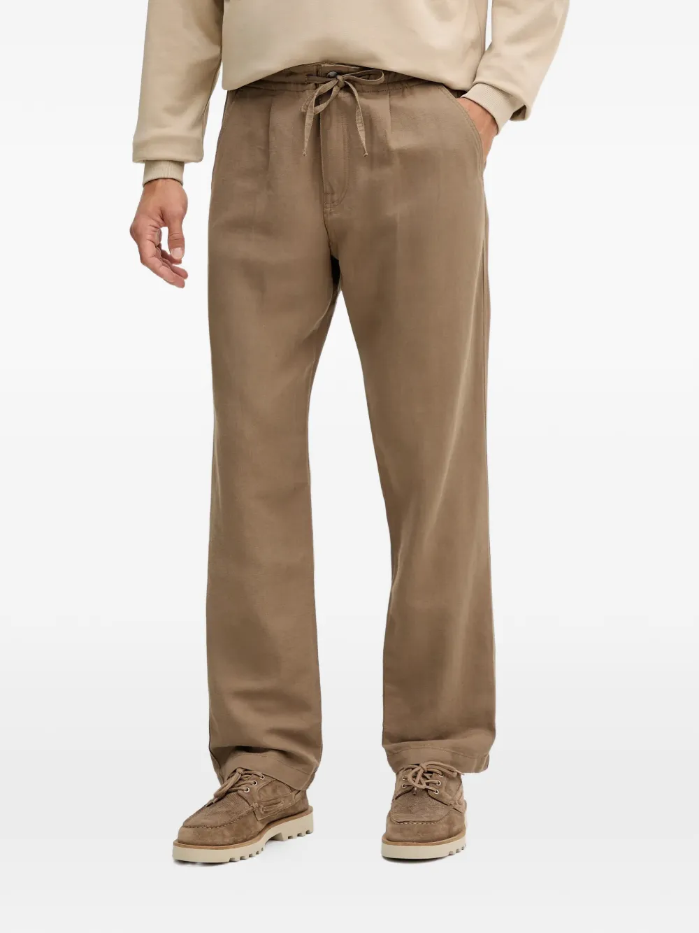 GUESS USA drawstring pocketed trousers | Brown | Image 1