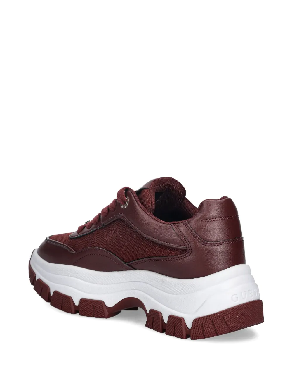 GUESS USA logo-plaque chunky-sole sneakers Rood