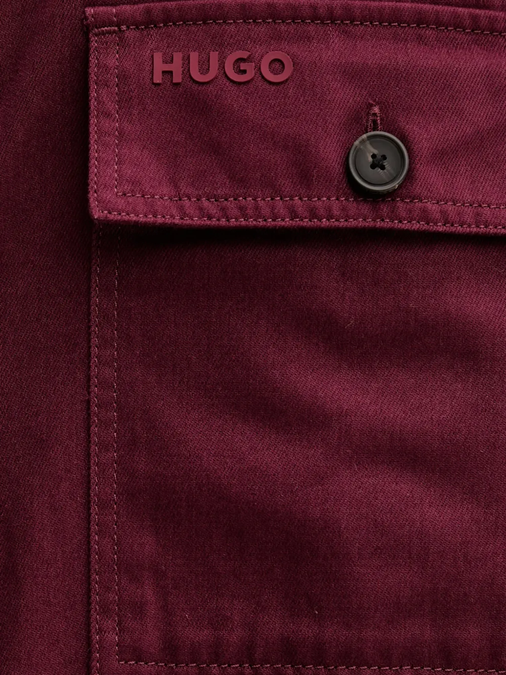 HUGO Overhemd met borstzak Rood