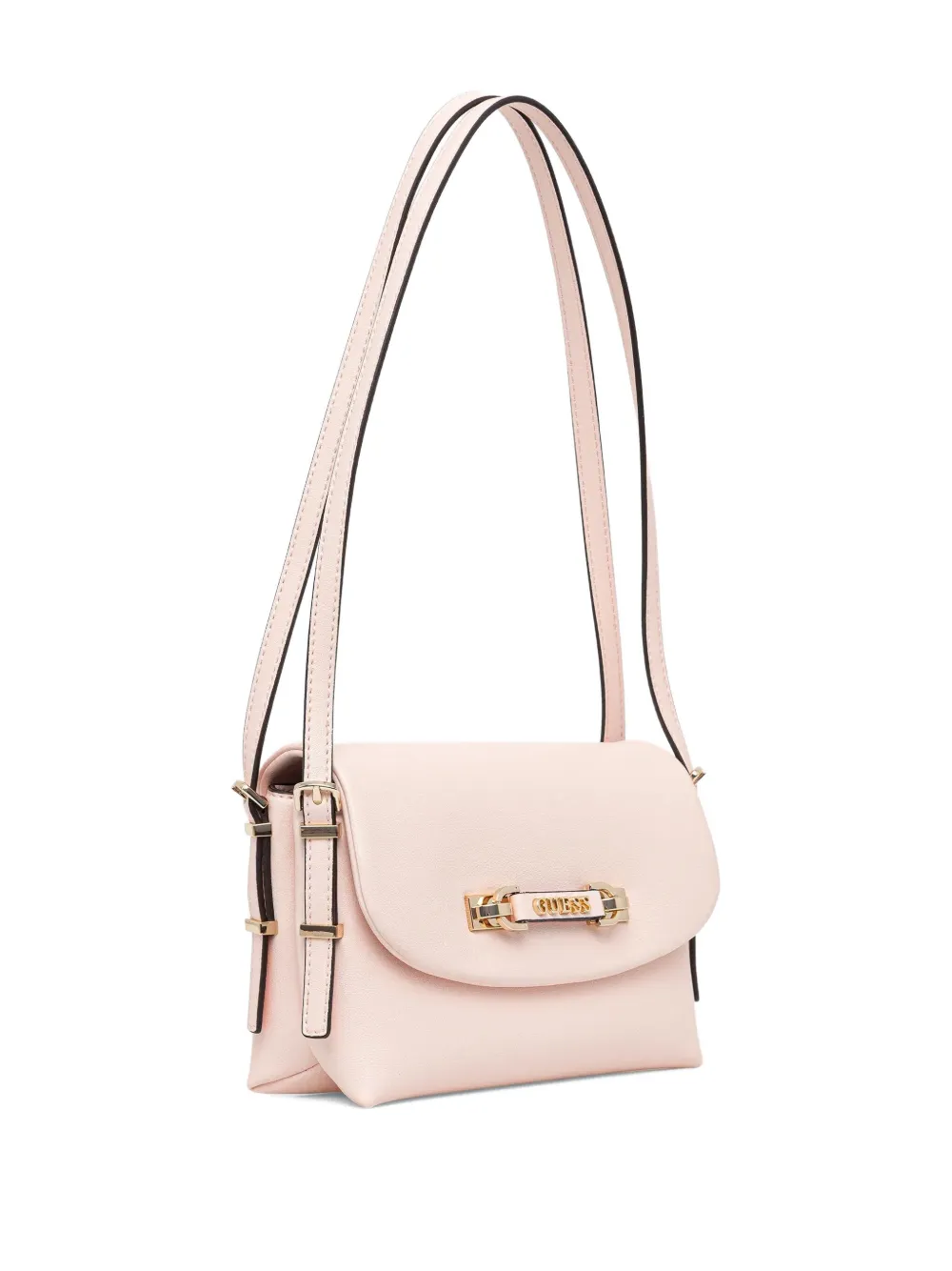 GUESS USA Lefia logo-plaque shoulder bag - Roze