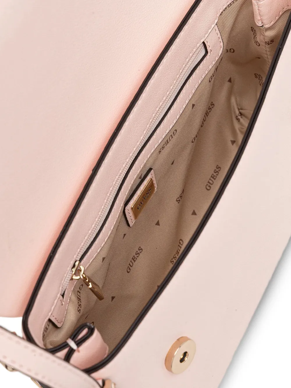 GUESS USA Lefia schoudertas met logoplakkaat Roze