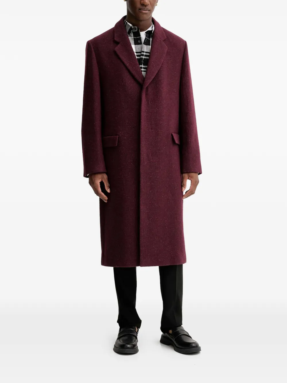 HUGO single-breasted coat | Red | Image 1
