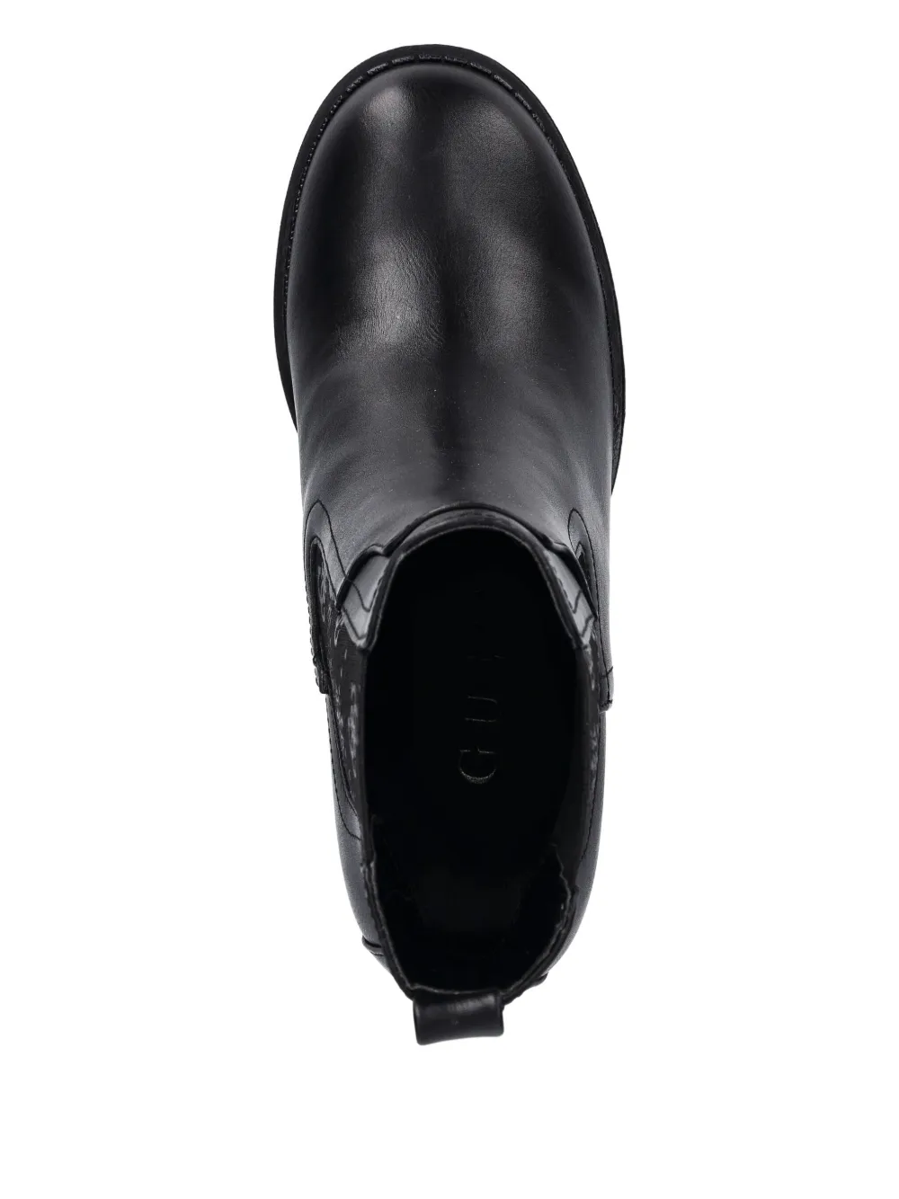 Guess Usa 90mm Nealle 4g Logo-detail Ankle Boot In Black