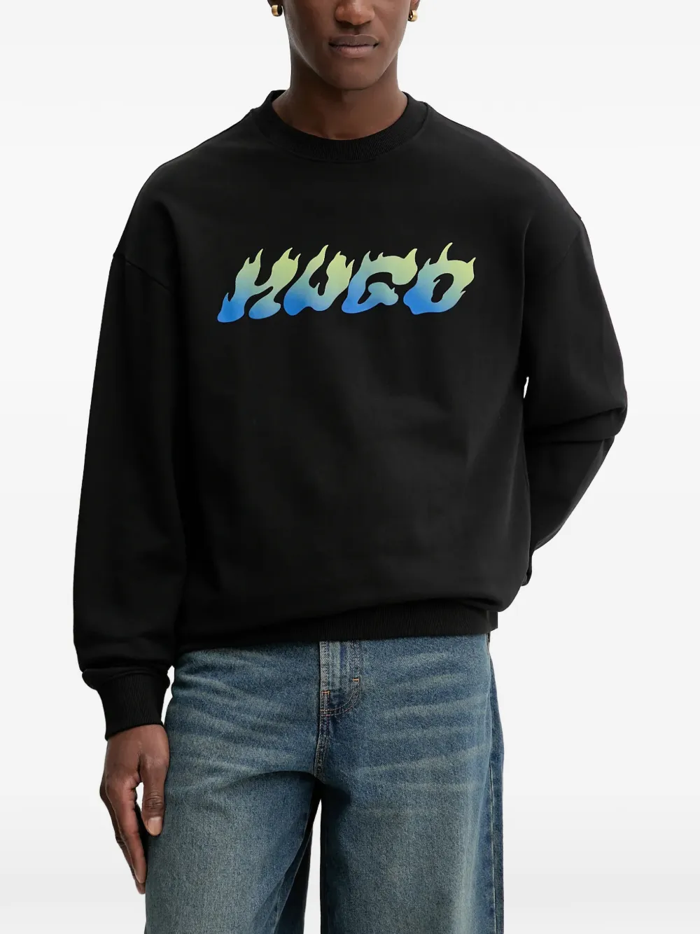 HUGO logo graphic sweatshirt | Sweatshirts | Image 2