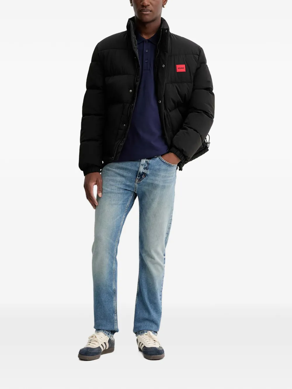 HUGO logo-detail quilted jacket | Down Jackets | Image 2