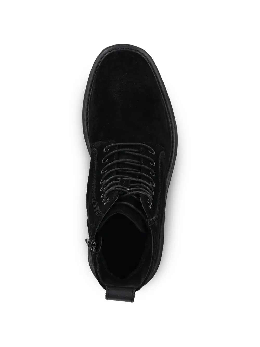 Gant Boggar veterlaarzen met rits Zwart