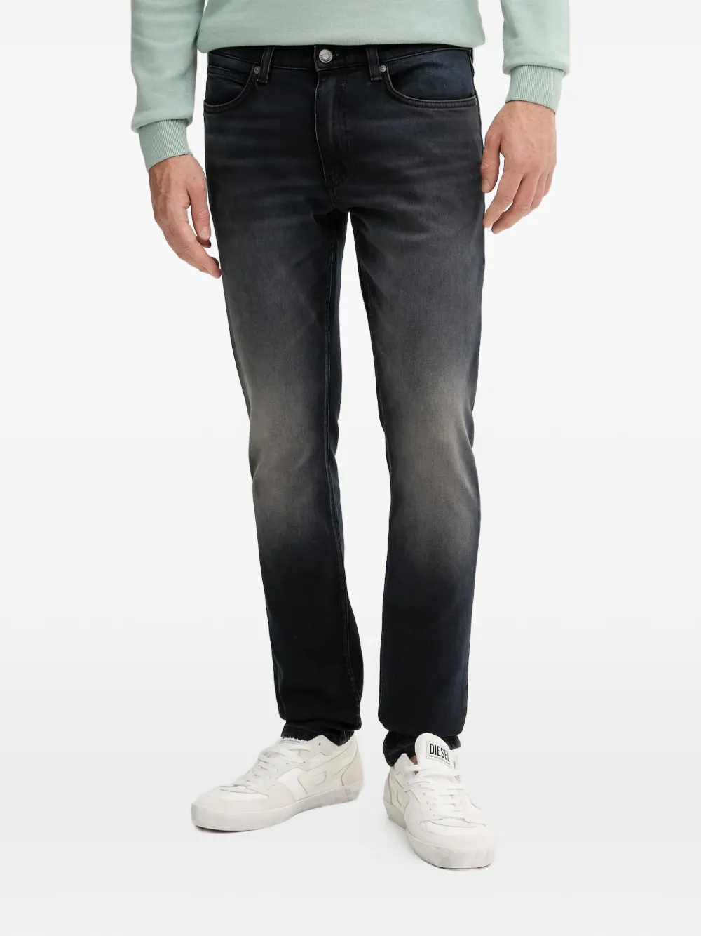 HUGO Jeans con effetto schiarito - Blu
