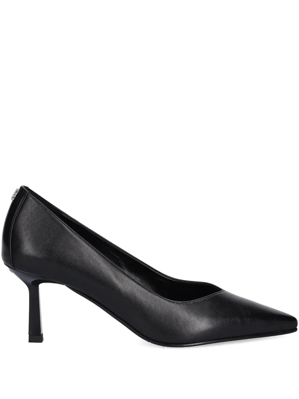 HUGO 70mm leather pumps Zwart