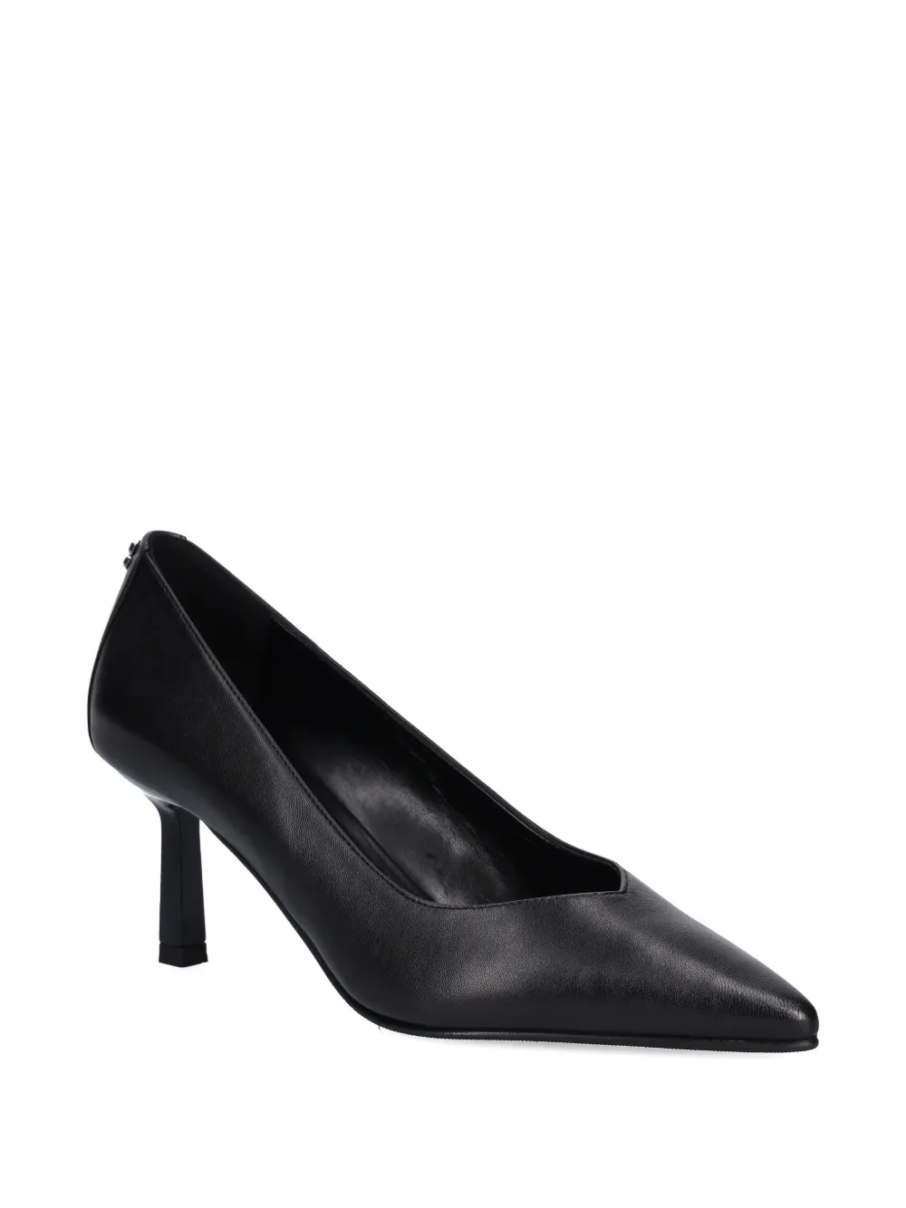 HUGO 70mm leather pumps Zwart