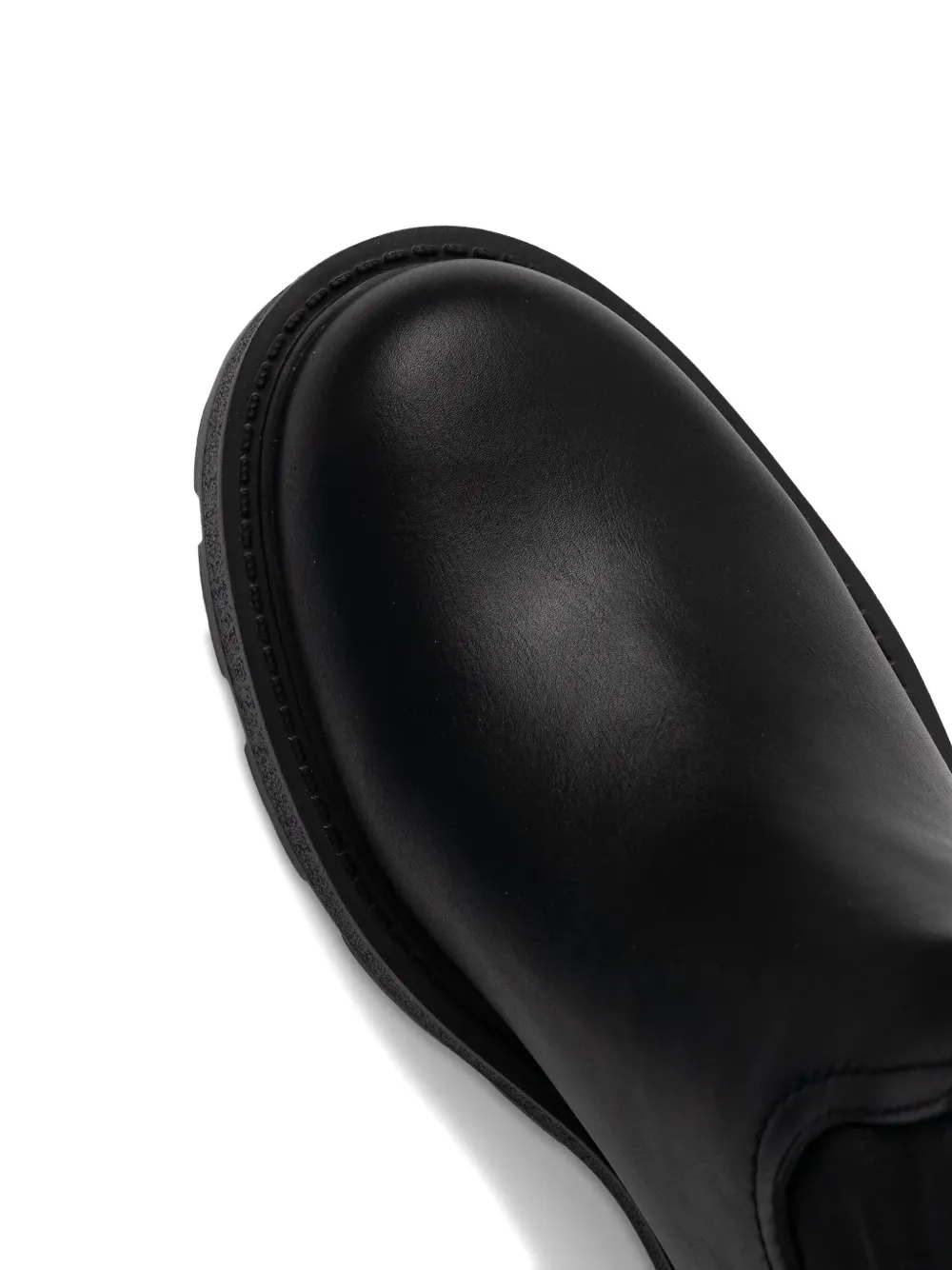 Guess Usa Yannis 4g Logo-pattern Boot In Black