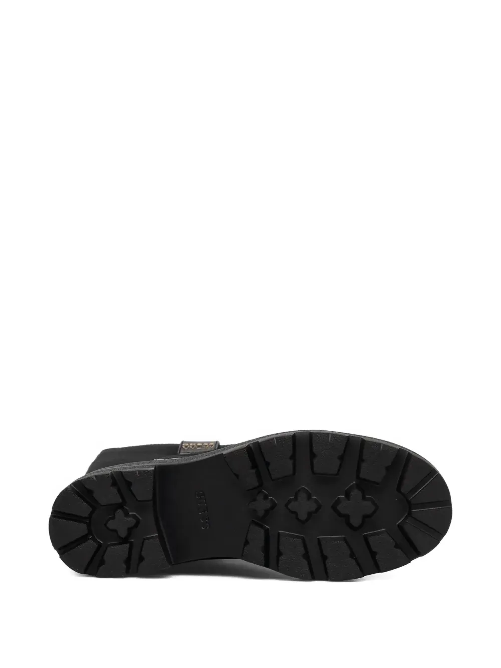 Guess Usa Yannis 4g Logo-pattern Boot In Black